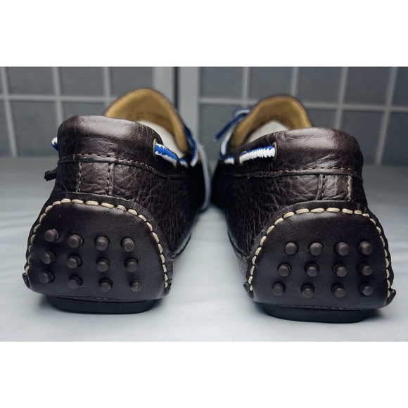$190 Cole Haan Grant Canoe Dark Brown Pebble Leather Loafer Size 13 M NWOB main image 14